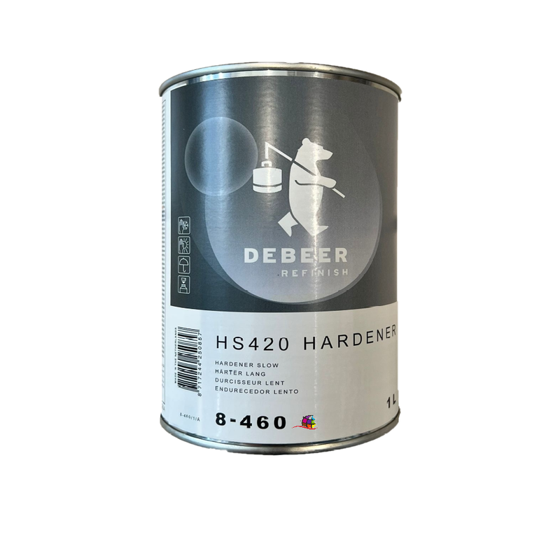 DeBeer HS420 Hardener For primers and clear coats. 1 LT - 500ml 8-430 8-450 8-460