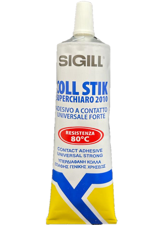 Coll Stik Superchiaro 2010 Adesivo A Contatto Forte Universale 80° 125GR