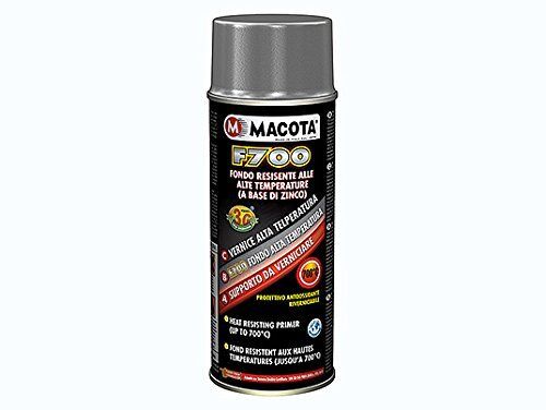 Macota Fondo Alte temperature 700°C A base Zinco 400ml Grigio Antiossidante 09208