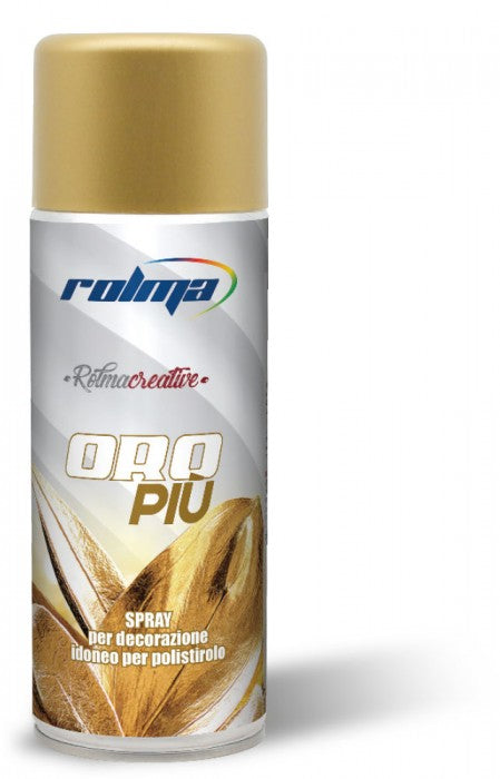 Bomboletta Spray Vernice decorativa Oro Argento Anche Per Polistirolo 400ml