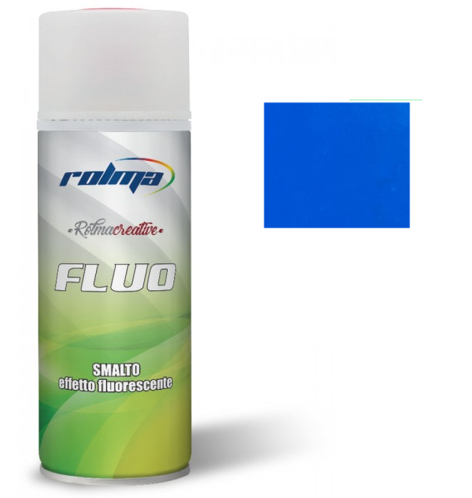 Rolma Fluo Bomboletta Smalto Spray Vernice Fluorescente 400ml 