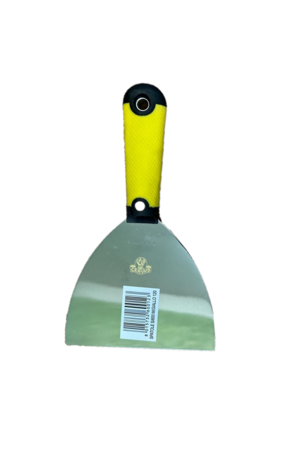 Spatule pour étaler le mastic 120 mm manche en plastique résistant