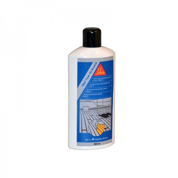 Sika teak oil Neutral Protection oil for teak bridges 500 ml