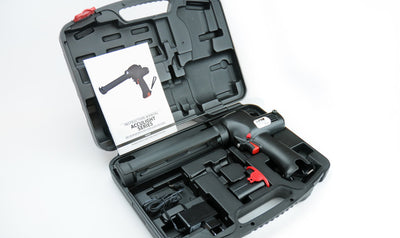 Pistola Professionale a Batteria per estrusione Sigillante Silicone 310ml Con Valigetta