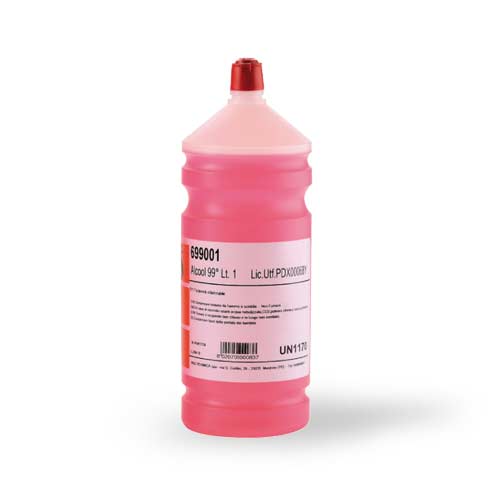 Alcohol Etílico Desnaturalizado 99° Coloreado Rosa 1 LT