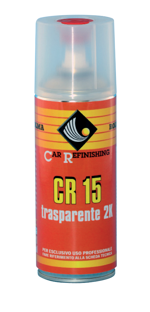 Rolma Pintura en Spray 2K Transparente Brillo Bicomponente Spray CR15 CR 15 400ml