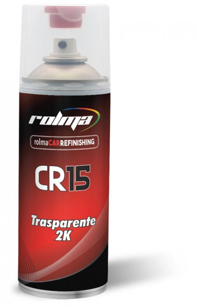 Rolma Spray Paint 2K Transparent Glossy Two-component Spray CR15 CR 15 400ml