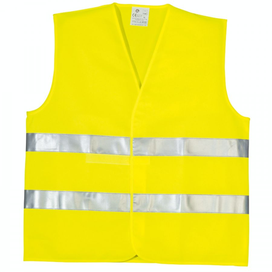 High Visibility Reflective Vest Yellow Orange Jacket