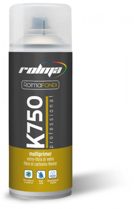 Rolma Aggrappante Primer Spray Vetro Fibra di vetro Fibra di carbonio Kevlar e Lexan K750