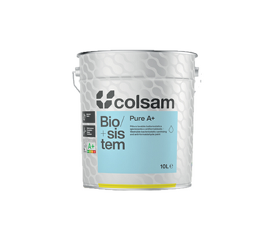 Biosistem Pure A+ Colsam Bacteriostatic Washable Sanitizing Wall Water-Based Paint 10LT